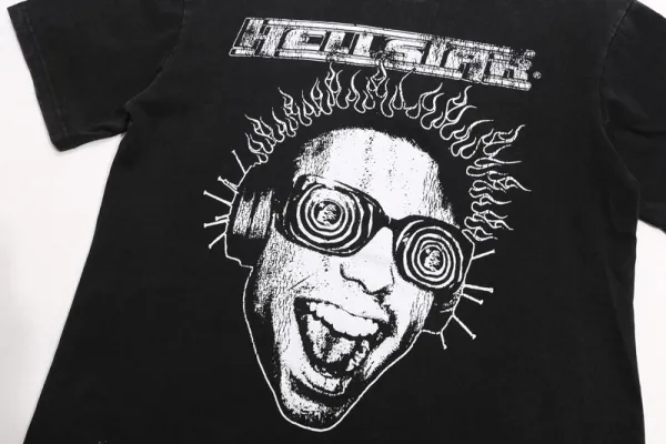 Hellstar Records Graphic Print Black T-Shirt - 13
