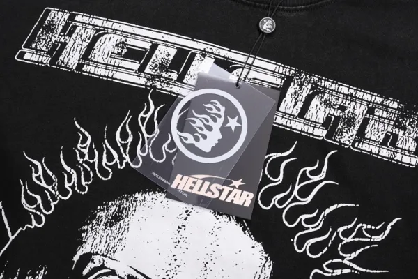 Hellstar Records Graphic Print Black T-Shirt - 15