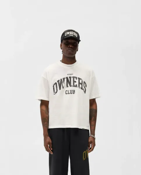 Represent Owners Club Distressed Black T-Shirt - 24