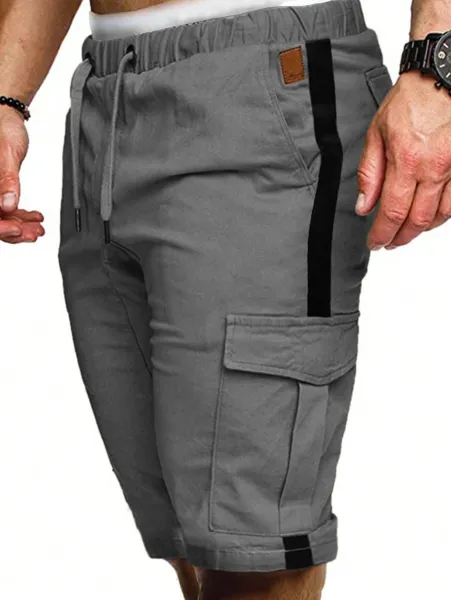 Design Cargo Shorts Gray - 22