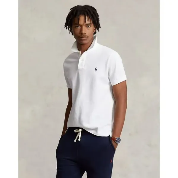 Polo Ralph Lauren Classic Fit Polo Black Tops Polo - 21