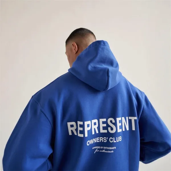 Represent Owners' Club Oversized Hoodie Forest Green - 18
