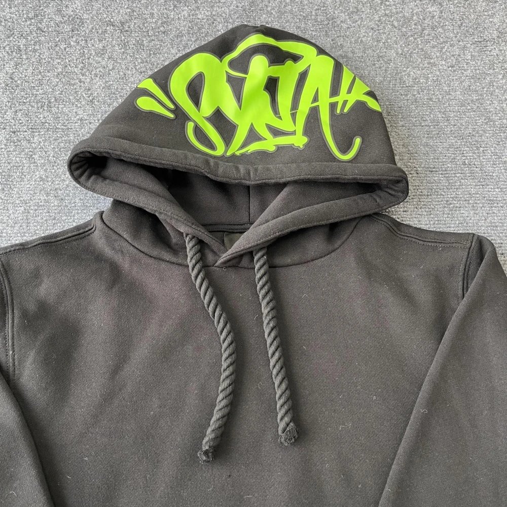 Design Graffiti Hoodie and Sweatpants Set in Sky Blue with Sticker Pack - 8