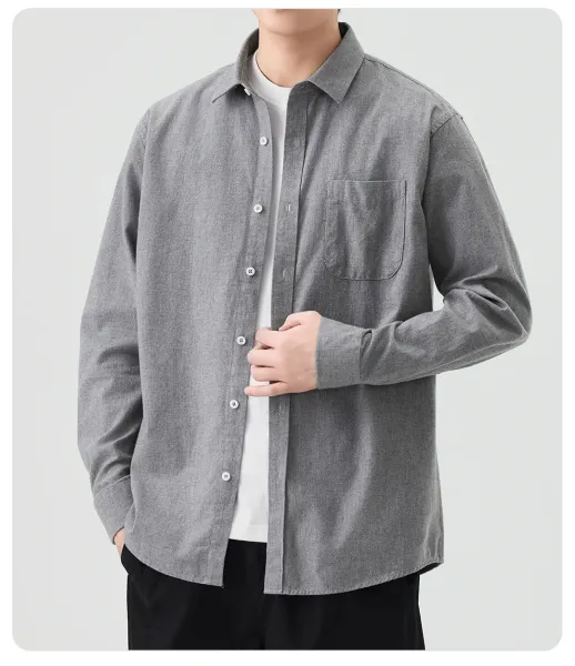 Design Classic Button-Down Navy Shirt - 14