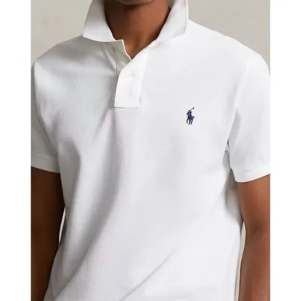 Polo Ralph Lauren Classic Fit Polo Black Tops Polo - 22