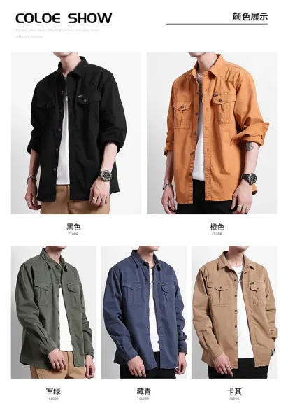 Design Utility Shirt Navy Blue - 8