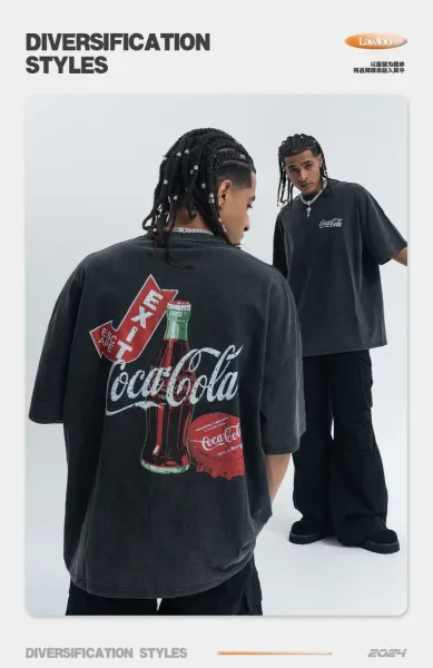 Design Coca-Cola Small Logo Black T-Shirt T-Shirts - 2