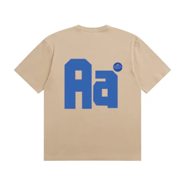 hA. Aa Graphic Print Beige T-Shirt - 1