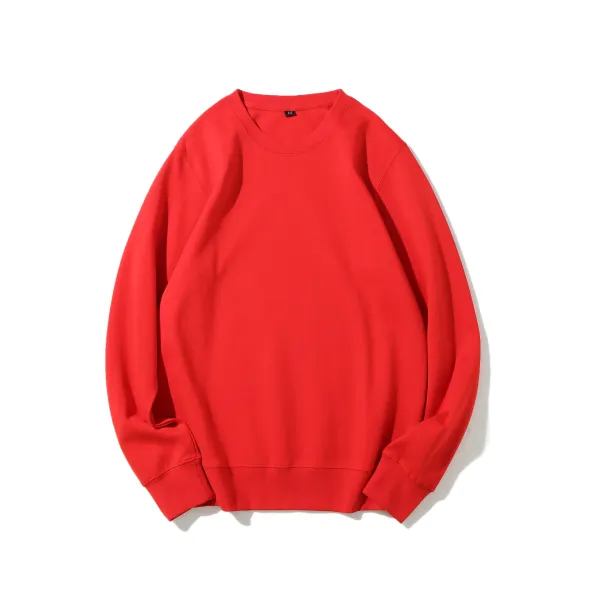 Design Classic Crewneck Red Sweatshirt Sweater - 1