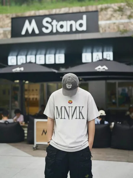 Design MNK Rainbow Flower Logo T-Shirt White T-Shirts - 4