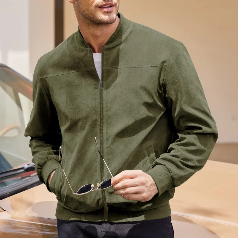 Design Bomber Jacket Navy Blue Outerwear - 18