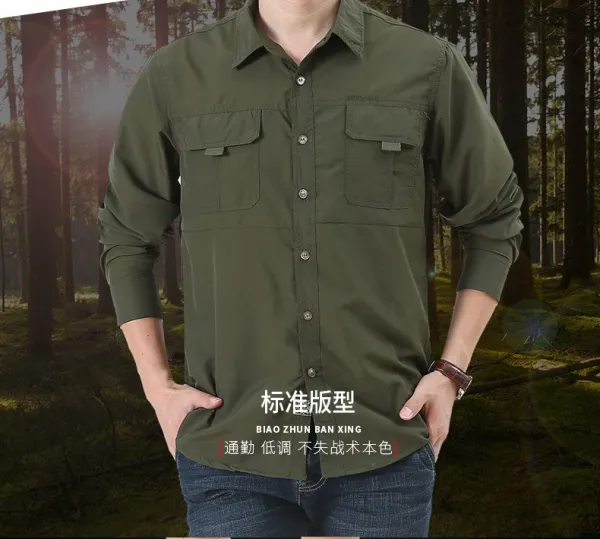 Design Quick-Dry Outdoor Shirt Black - 4