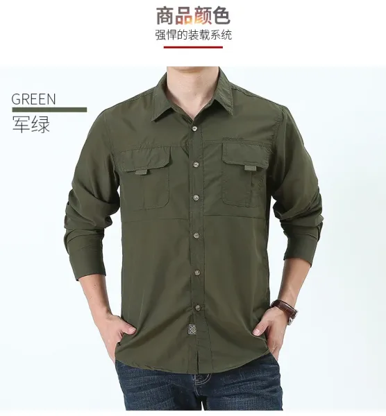 Design Quick-Dry Outdoor Shirt Black - 11