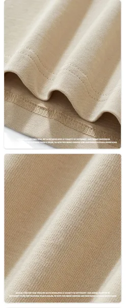 Design Basic Oversized T-Shirt Light Khaki - 42