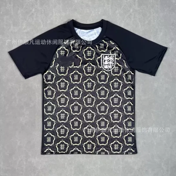 England Football Association 500th Cap Commemorative Jersey Black - 1
