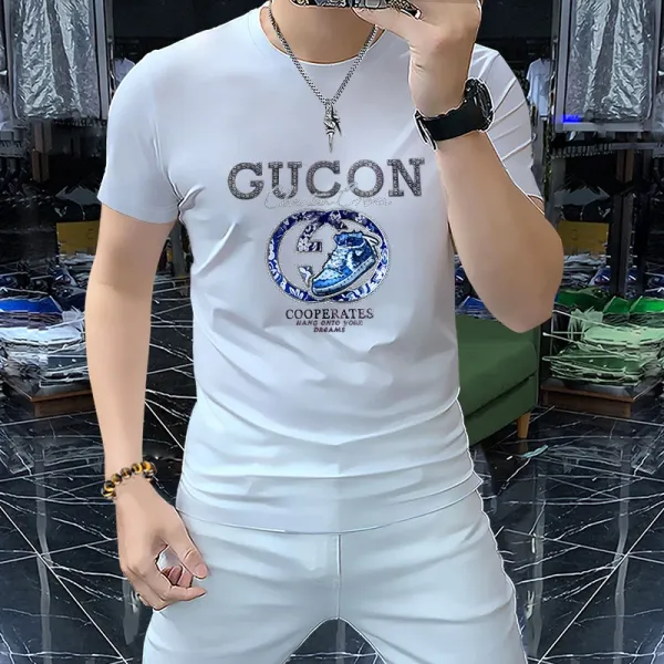 Design GUICON Graphic Print White T-Shirt T-Shirts - 4