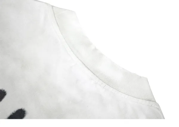 Design Restricted Graphic Print White T-Shirt - 25