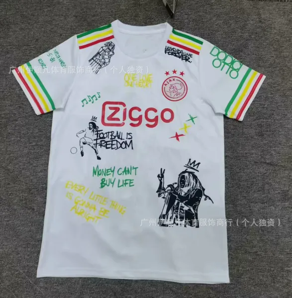 Ajax Amsterdam x Ziggo Bob Marley Tribute Jersey White - 1