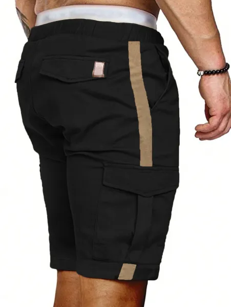 Design Cargo Shorts Gray - 9