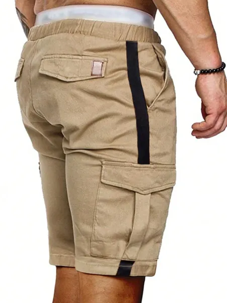Design Cargo Shorts Gray - 15