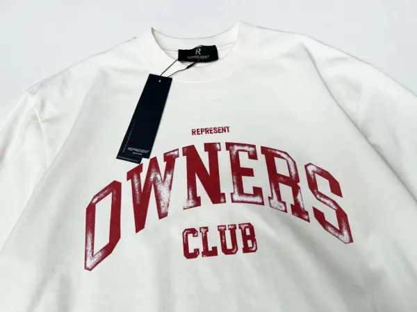 Represent Owners Club Distressed Black T-Shirt - 19