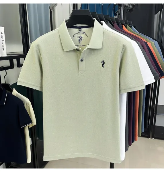 Design Polo Ralph Lauren Classic Fit Pique Polo Shirt Charcoal Gray Tops.polo - 38