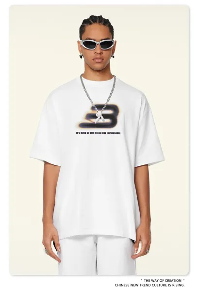 Design 3 Logo Graphic T-Shirt Metal Black - 28