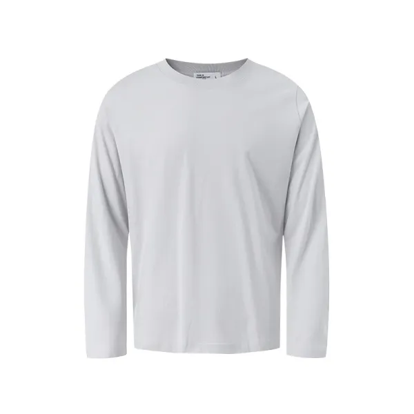 Design Basic Long Sleeve T-Shirt White - 1