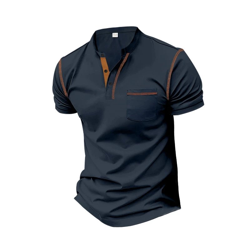 Design Henley T-Shirt Army Green - 13