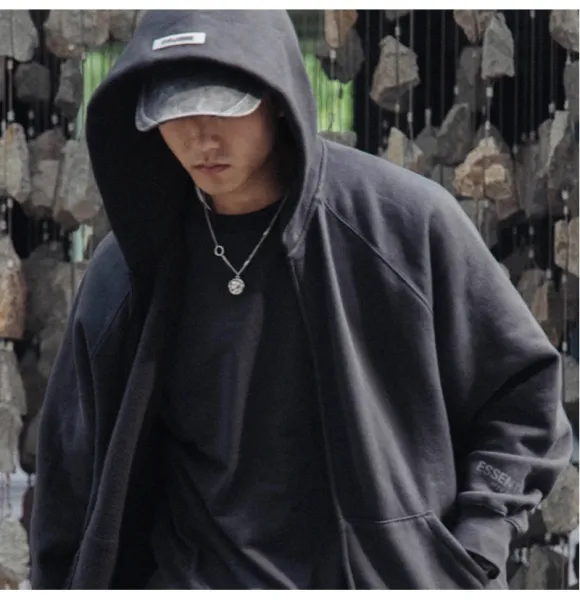 Fear of God Essentials Oversized Hoodie Beige - 20