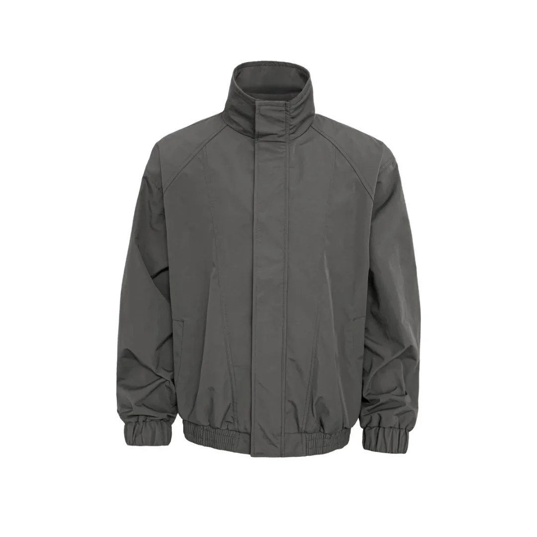 Design Bomber Jacket Olive Gray Outerwear - 39