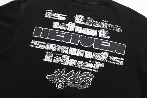 Hellstar Records Graphic Print Black T-Shirt - 16