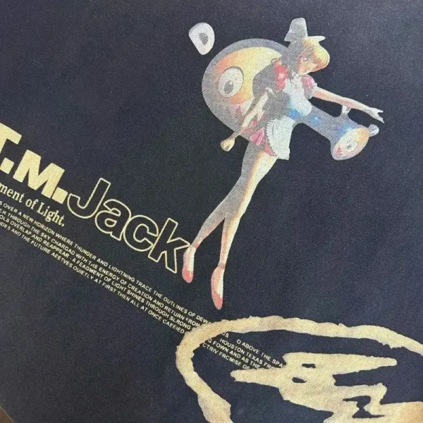 Cactus Jack Travis Scott x T.M. Jack Fragment of Light Black T-Shirt T-Shirts - 8