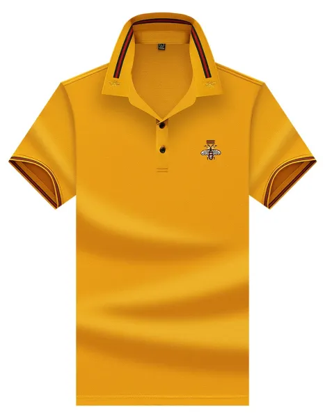 Design Bee Embroidered Polo Navy Blue Tops.polo - 23
