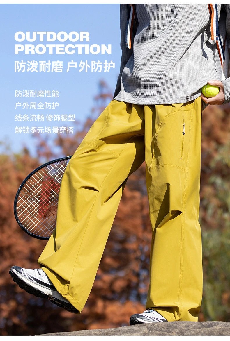 Design Cargo Pants Mustard Yellow - 7