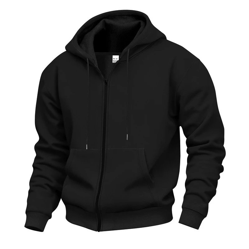 Design Basic Full-Zip Hoodie Black - 12