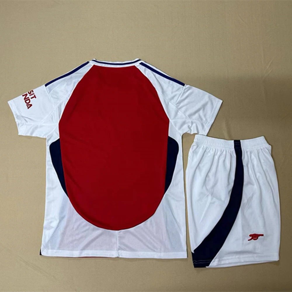 Arsenal FC Home Kit Red / White / Navy Jersey and Shorts Set - 2