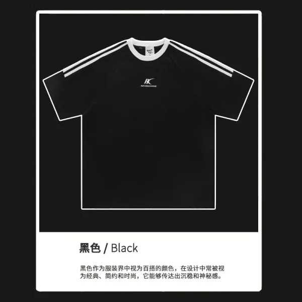 Armani Exchange Sporty Stripe T-Shirt Black - 1