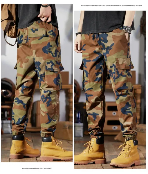 Carhartt Work In Progress Camo Cargo Pants Multicolor Pants - 11