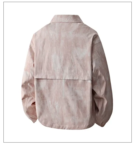 Design Acid Wash Gray Oversized Shirt Jacket Outerwear.jacket - 23