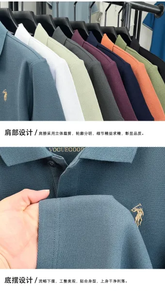 Design Polo Ralph Lauren Classic Fit Pique Polo Shirt Charcoal Gray Tops.polo - 13
