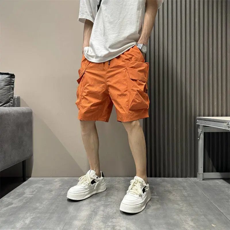 Design Sleek Fox Cargo Shorts Olive Green Shorts - 4