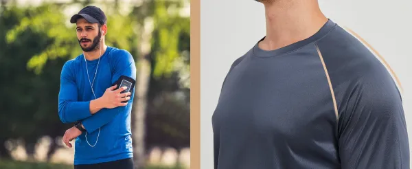 Design Performance Long Sleeve Base Layer White - 17