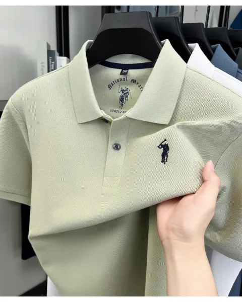 Design Polo Ralph Lauren Classic Fit Pique Polo Shirt Charcoal Gray Tops.polo - 39