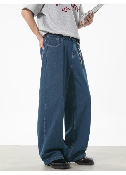 Design Wide-Leg Relaxed Fit Black Pants - 30