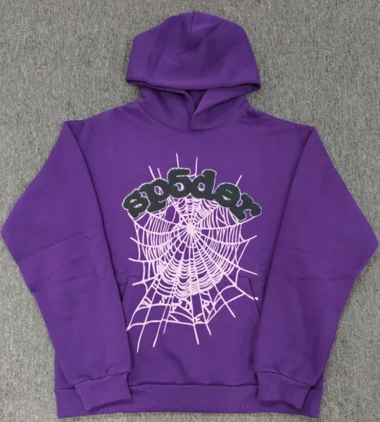Design Atlanta Spiderweb Graphic Pink Hoodie - 37