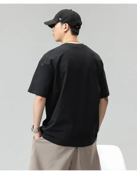 Design Mountain Embroidery Olive Green T-Shirt Tops.t Shirts - 14