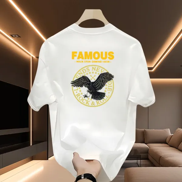Design Famous Rock Star T-Shirt Black - 4