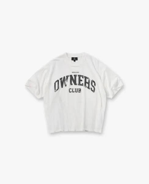 Represent Owners Club Arch Print White T-Shirt - 1