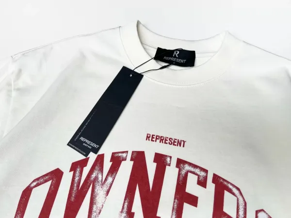 Represent Owners Club Distressed Black T-Shirt - 18